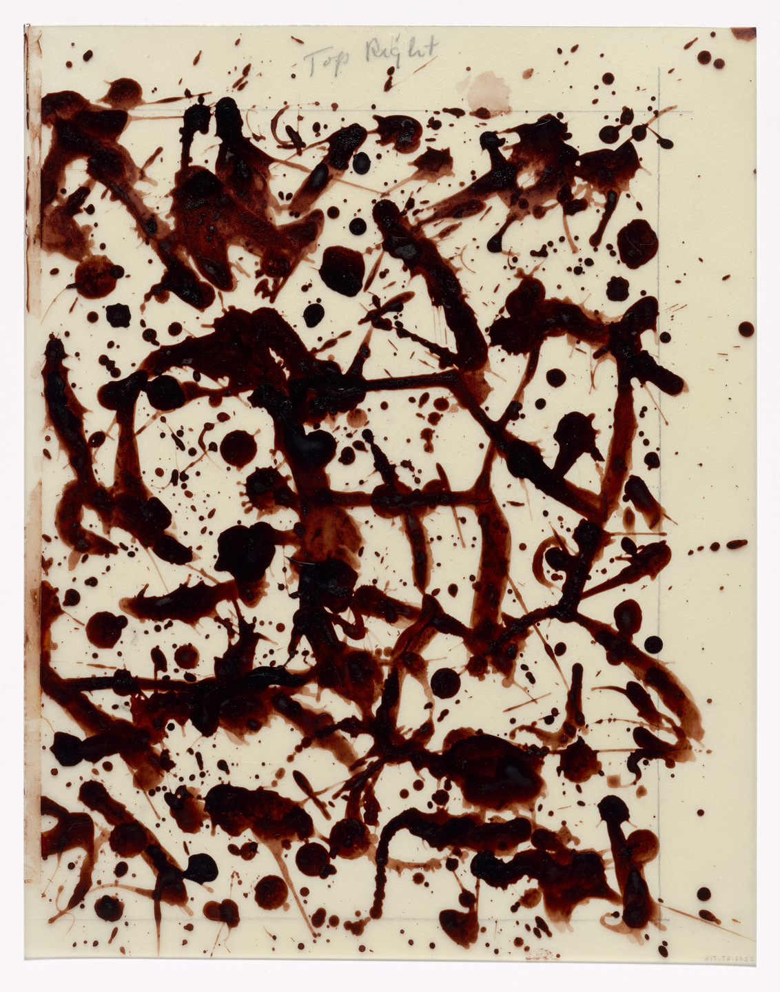 Lee Krasner. Preparatory drawing for In Memory of My Feelings. 1967