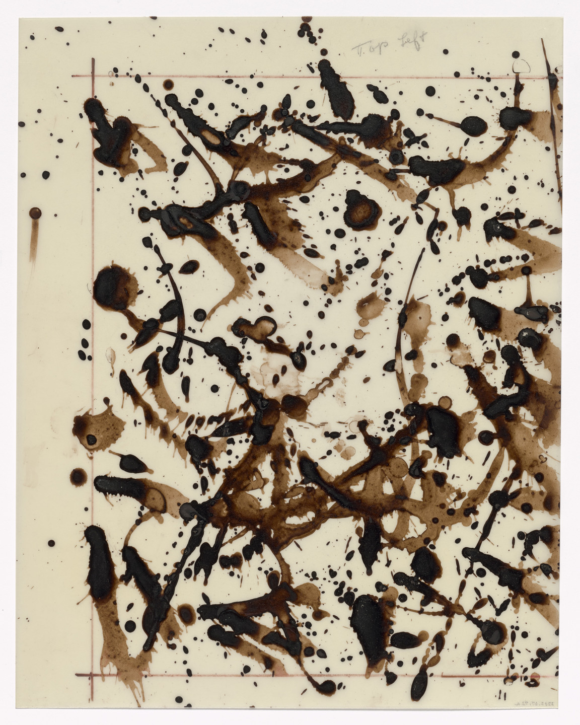 Lee Krasner. Unused preparatory drawing for In Memory of My Feelings. 1967
