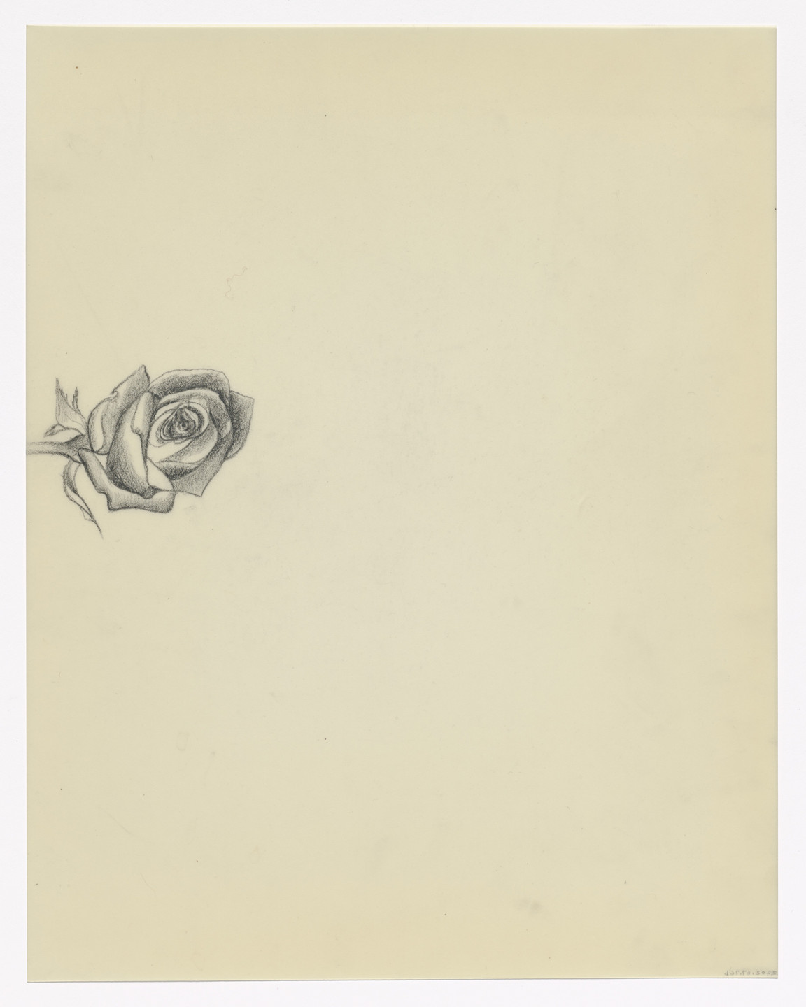 Marisol (Marisol Escobar). Preparatory drawing for In Memory of My Feelings. 1967
