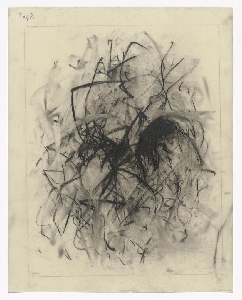 Unused preparatory drawing for In Memory of My Feelings