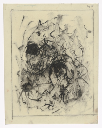 Joan Mitchell. Unused preparatory drawing for In Memory of My Feelings. 1967