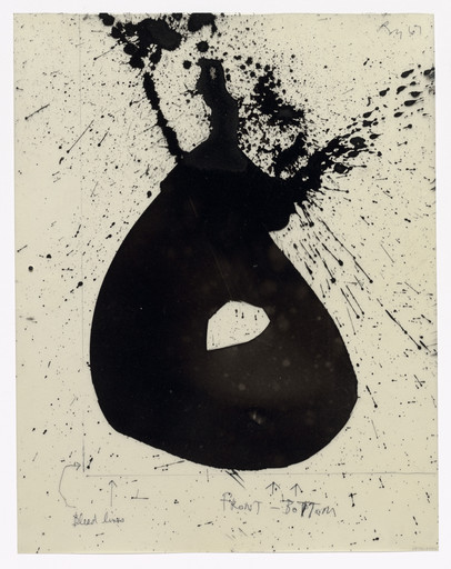 Robert Motherwell. Preparatory drawing for In Memory of My Feelings. 1967