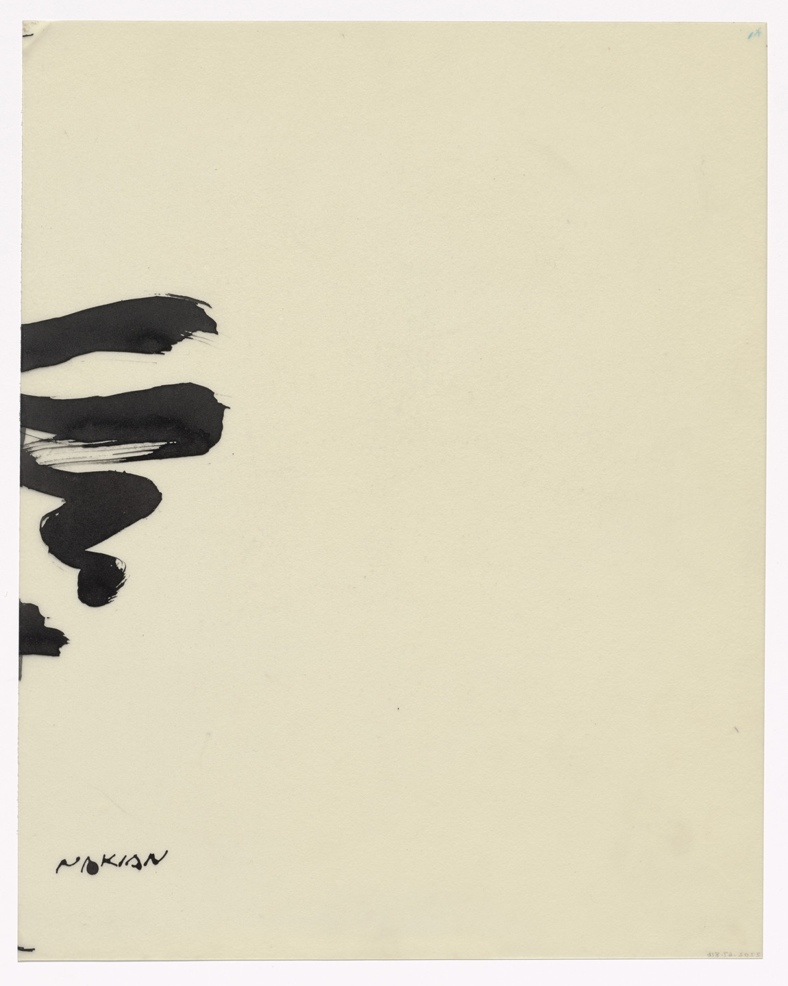 Reuben Nakian. Preparatory drawing for In Memory of My Feelings. 1967