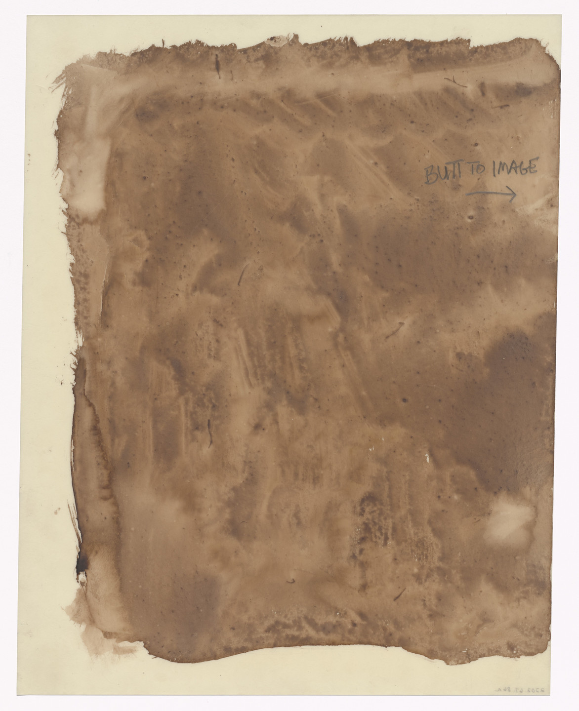 Robert Rauschenberg. Preparatory drawing for In Memory of My Feelings. 1967
