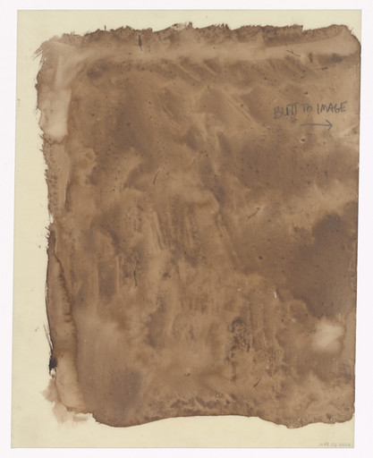 Robert Rauschenberg. Preparatory drawing for In Memory of My Feelings. 1967