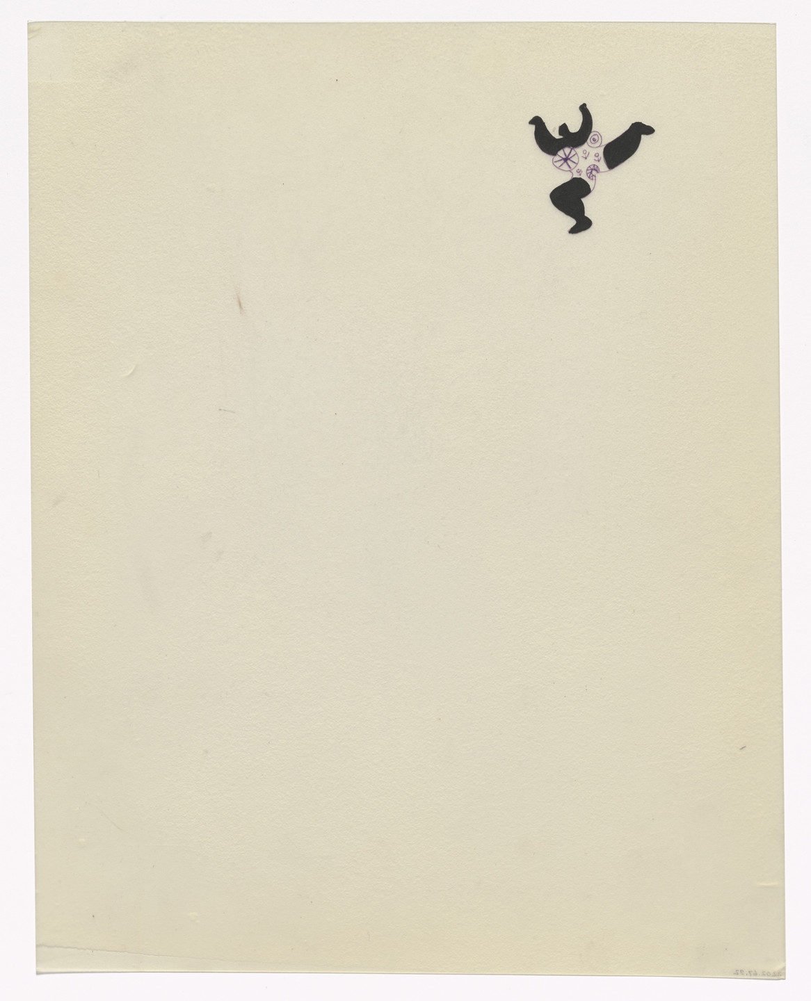 Niki de Saint Phalle. Preparatory drawing for In Memory of My Feelings. 1967