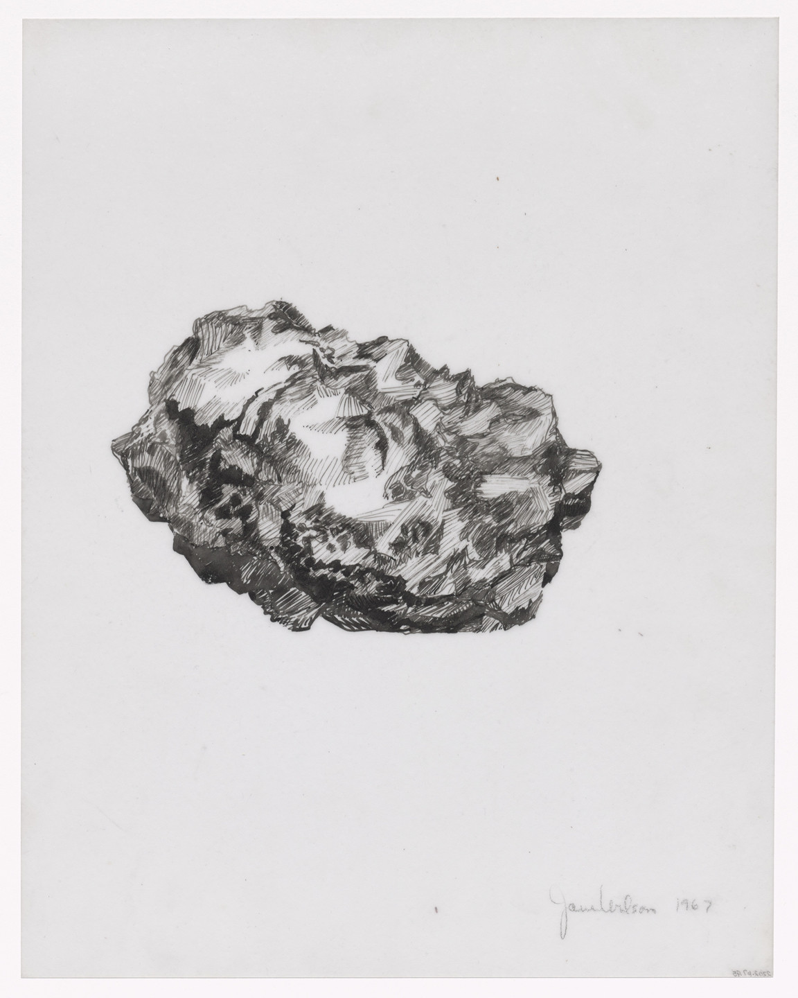 Jane Wilson. Unused preparatory drawing for In Memory of My Feelings. 1967
