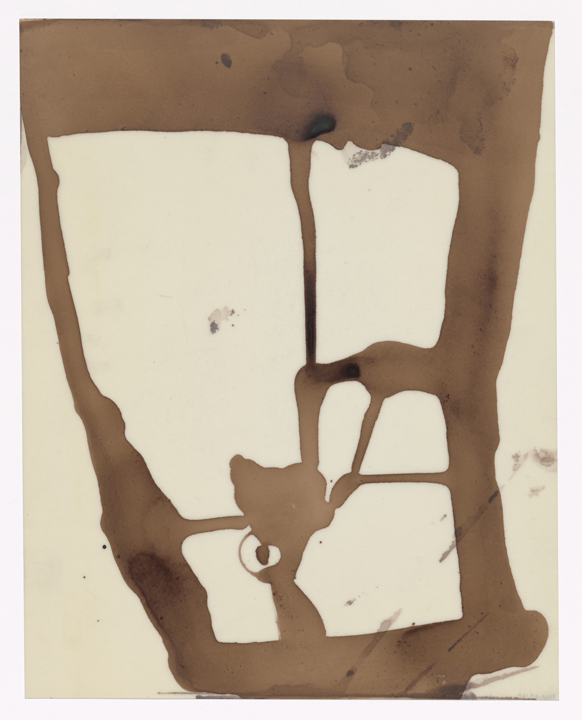Helen Frankenthaler. Unused preparatory drawing for In Memory of My Feelings. 1967