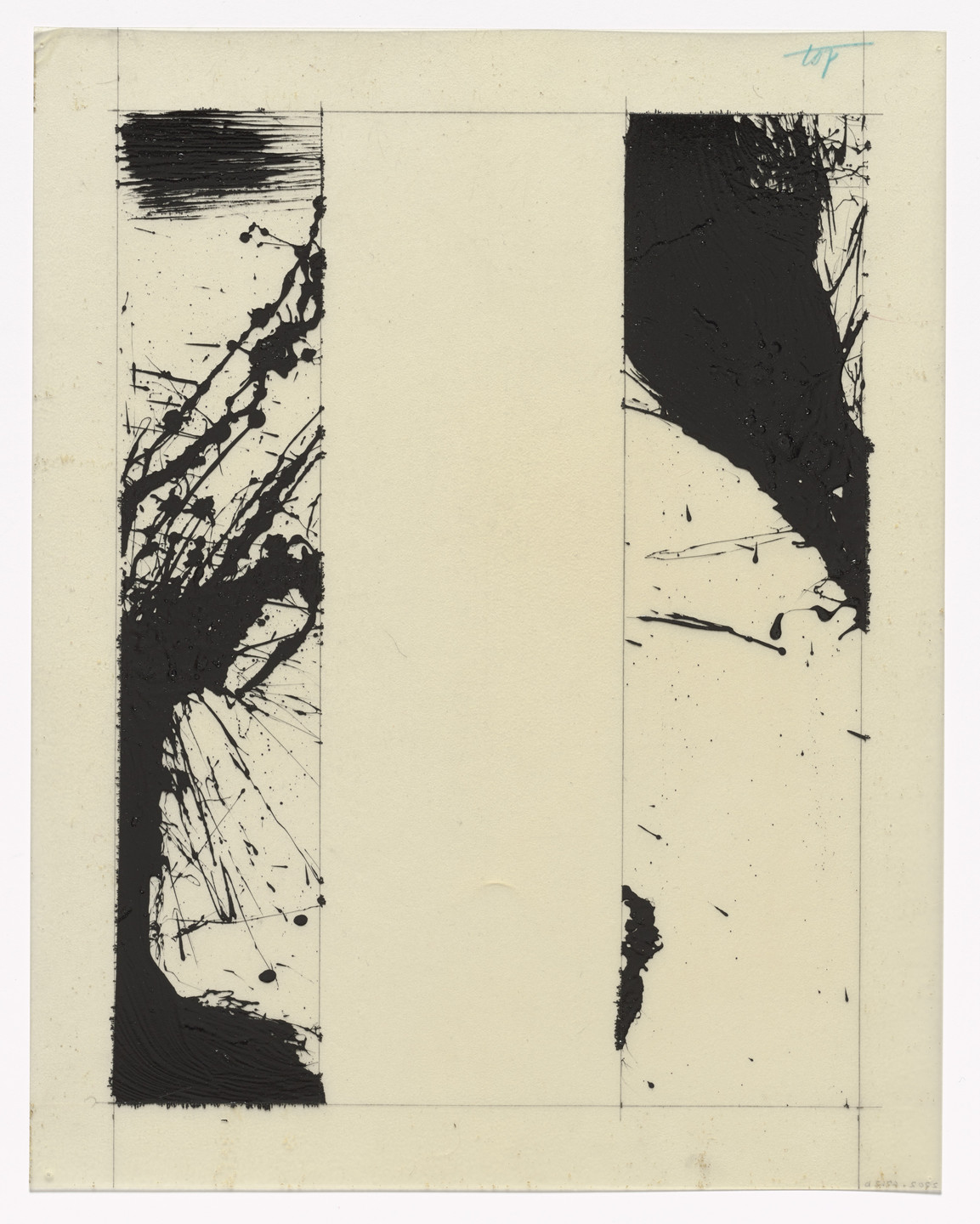 Norman Bluhm. Preparatory drawing for In Memory of My Feelings. 1967
