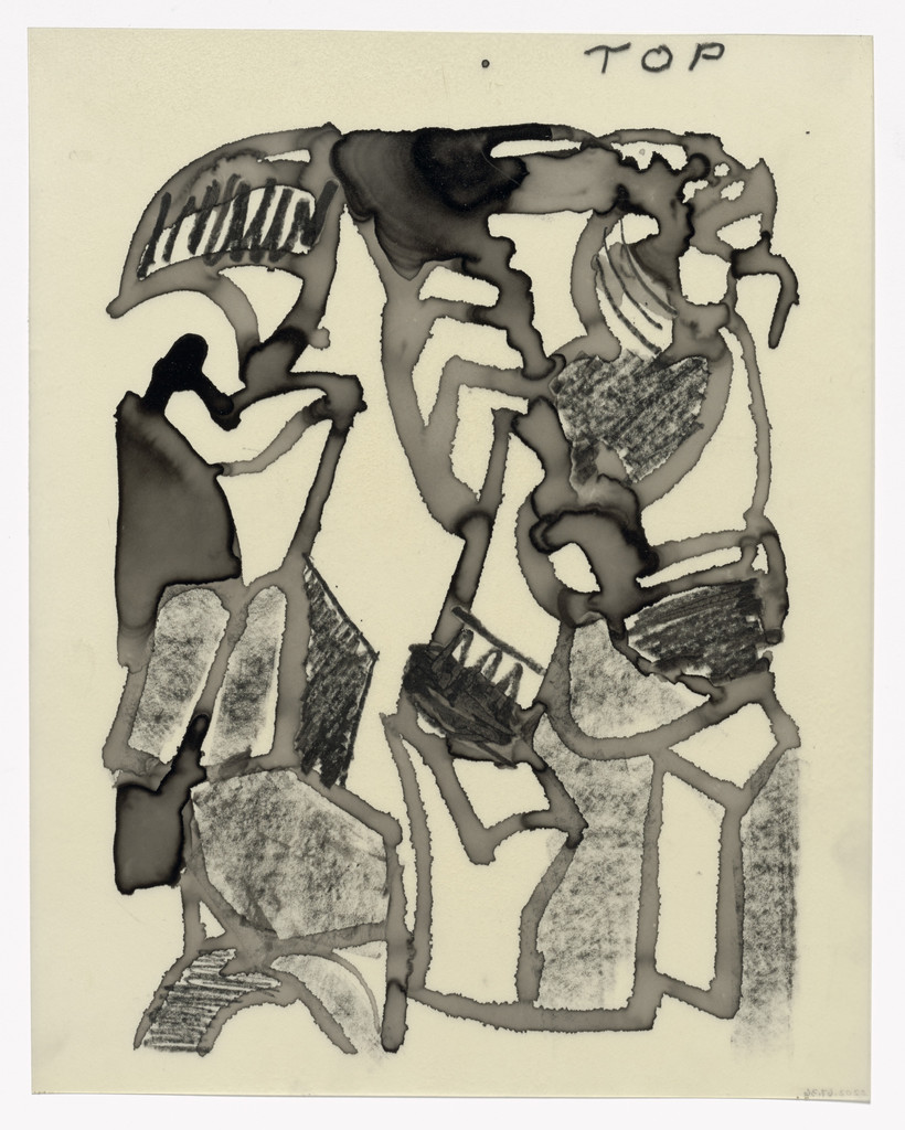 Preparatory drawing for In Memory of My Feelings