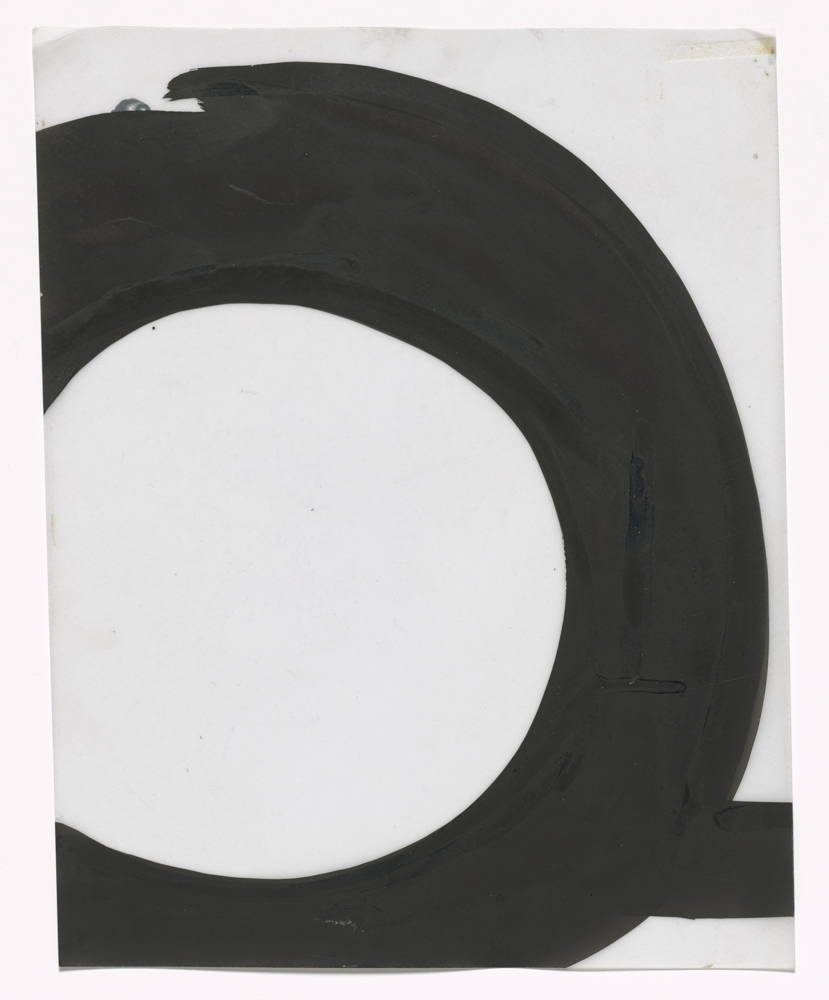 Al Held. Preparatory drawing for In Memory of My Feelings. 1967