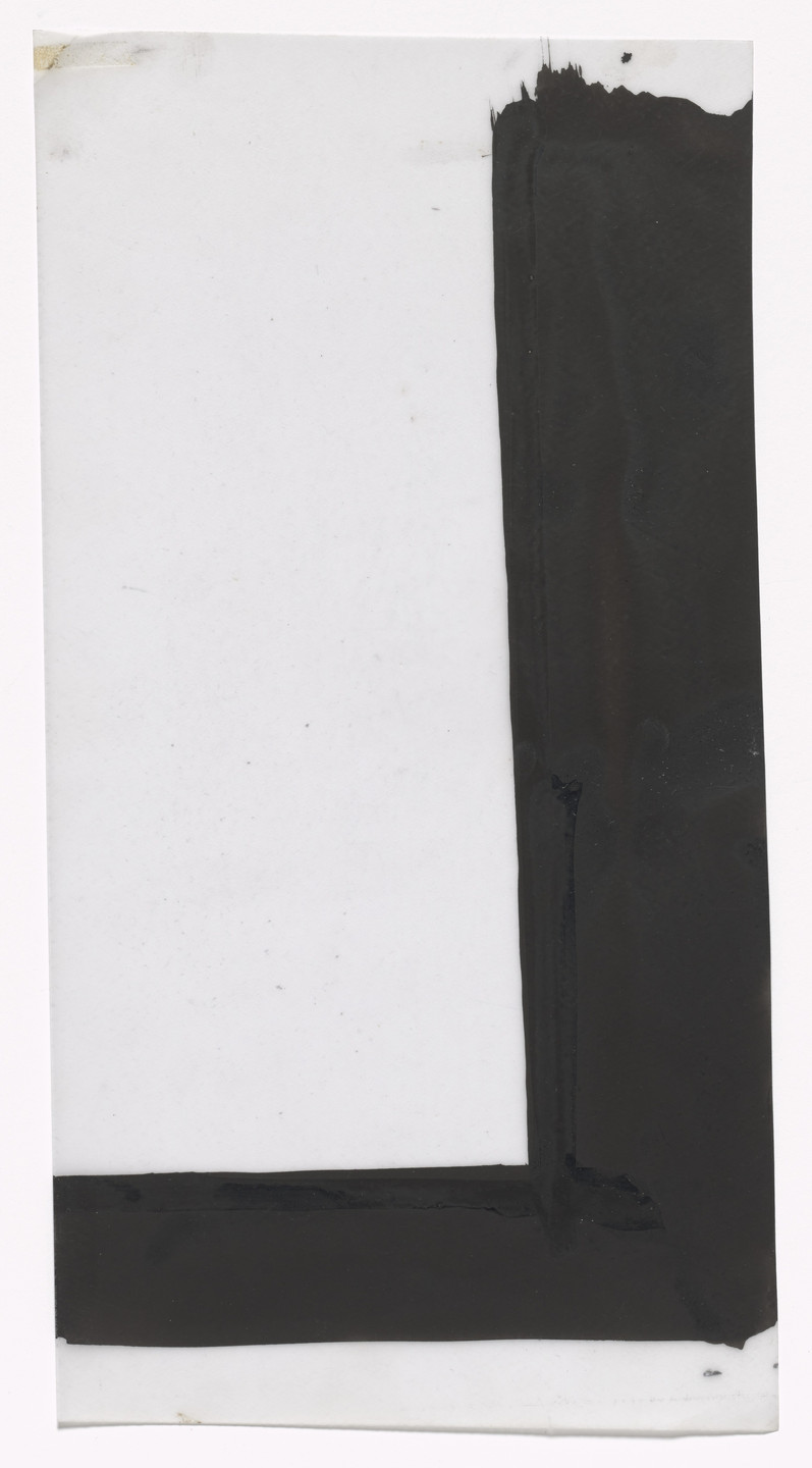 Al Held. Preparatory drawing for In Memory of My Feelings. 1967