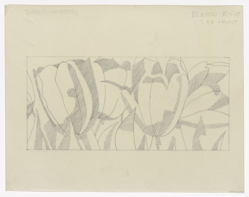 Alex Katz. Preparatory drawing for In Memory of My Feelings. 1967