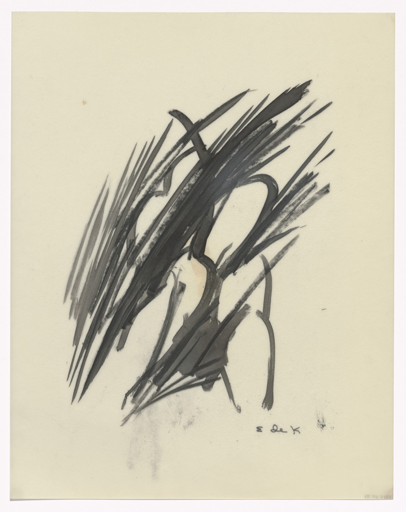 Unused preparatory drawing for In Memory of My Feelings