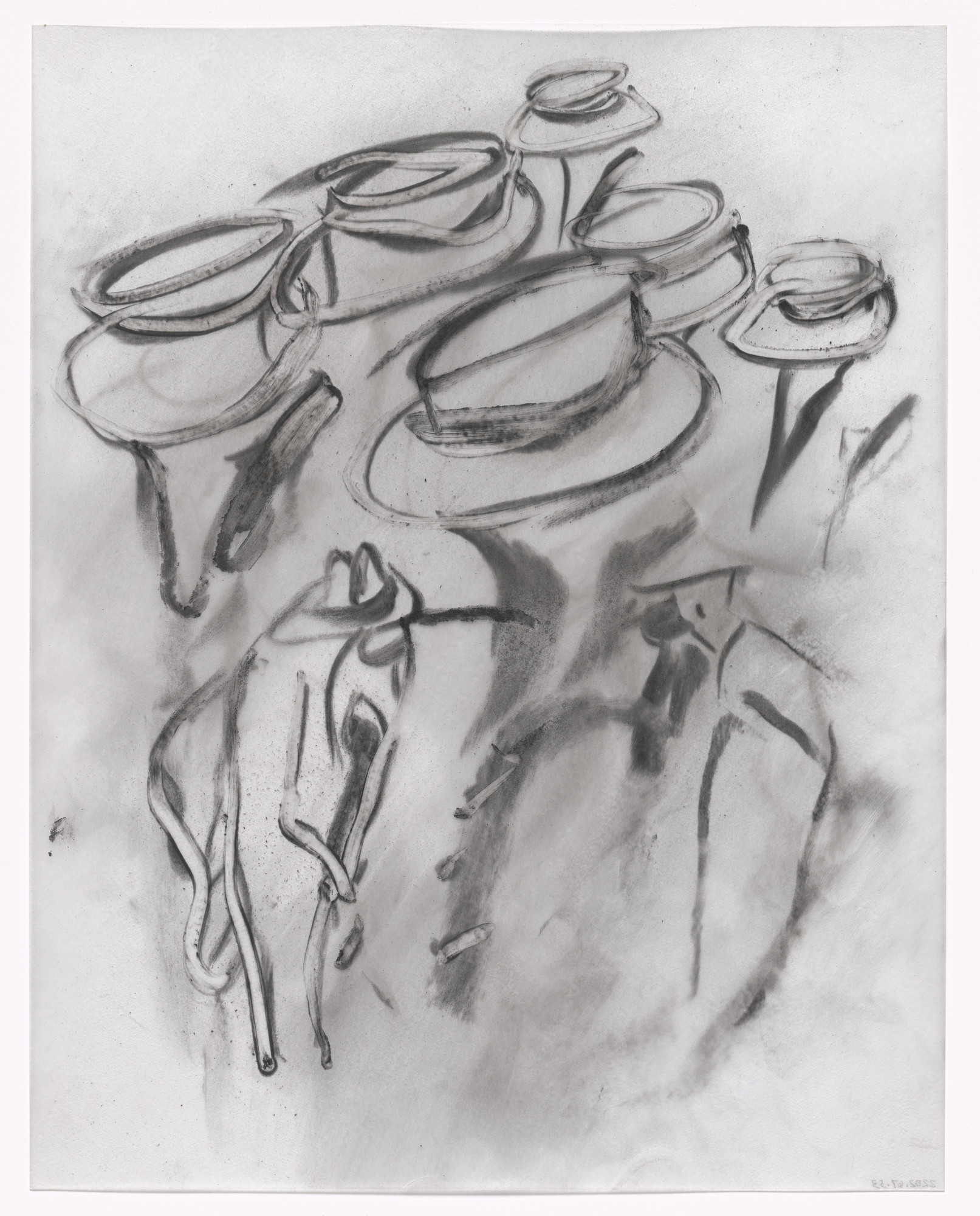 Willem de Kooning. Unused preparatory drawing for In Memory of My Feelings