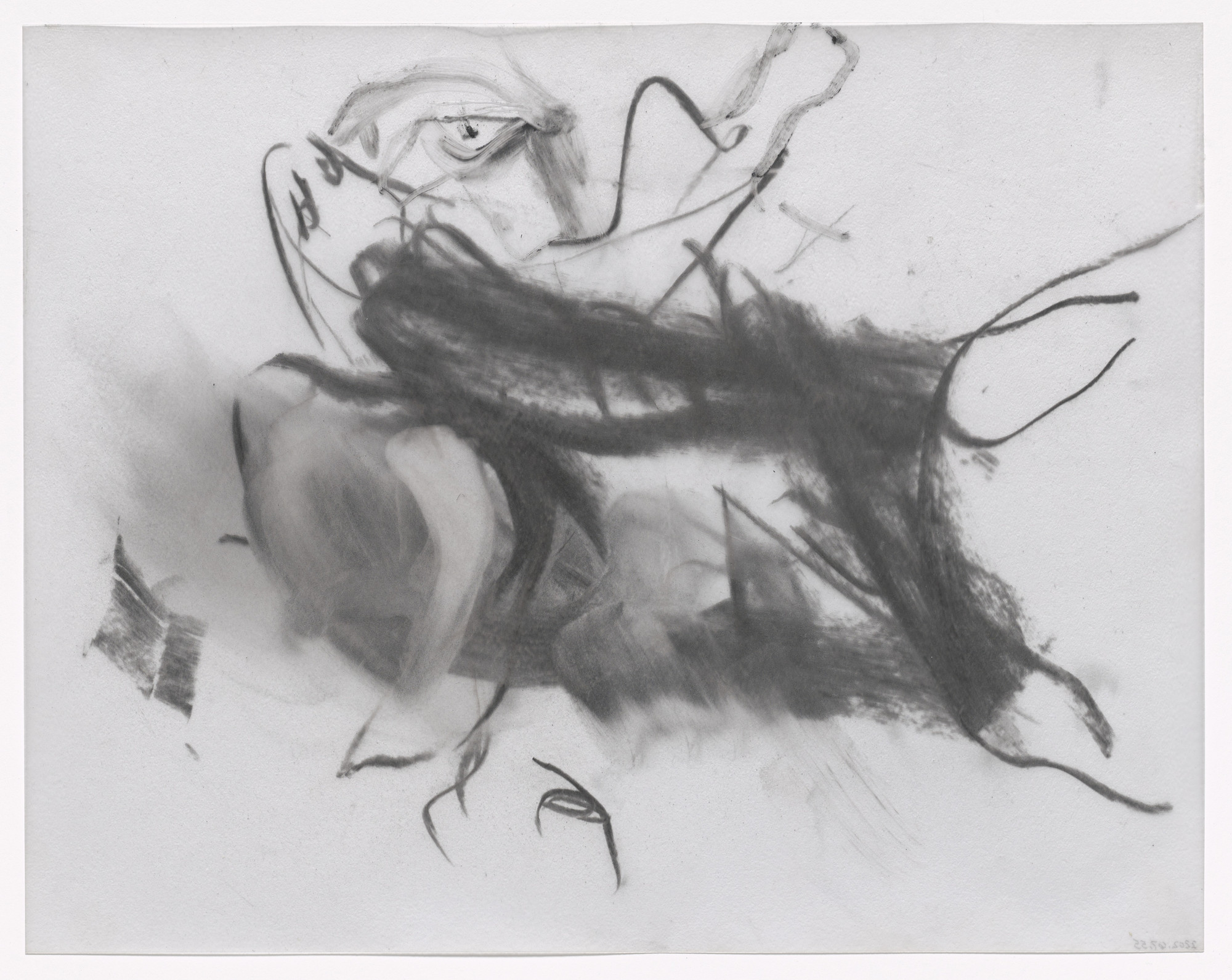 Willem de Kooning. Unused preparatory drawing for In Memory of My Feelings