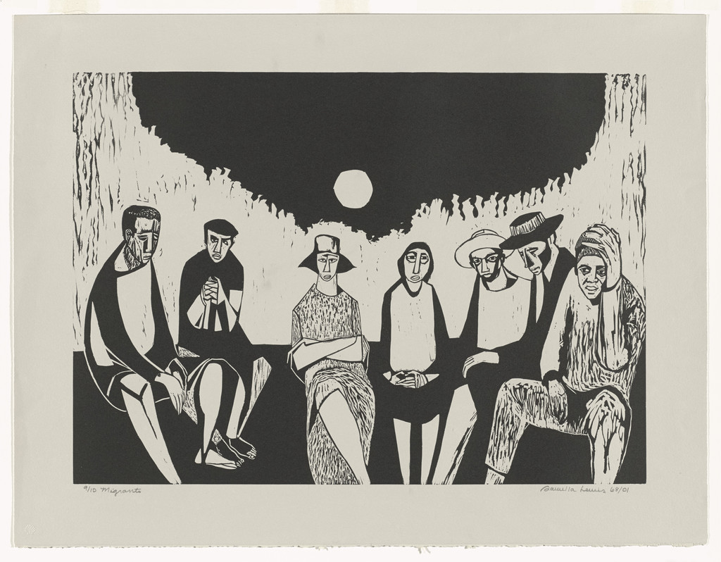 Migrants, Samella Lewis, 1968