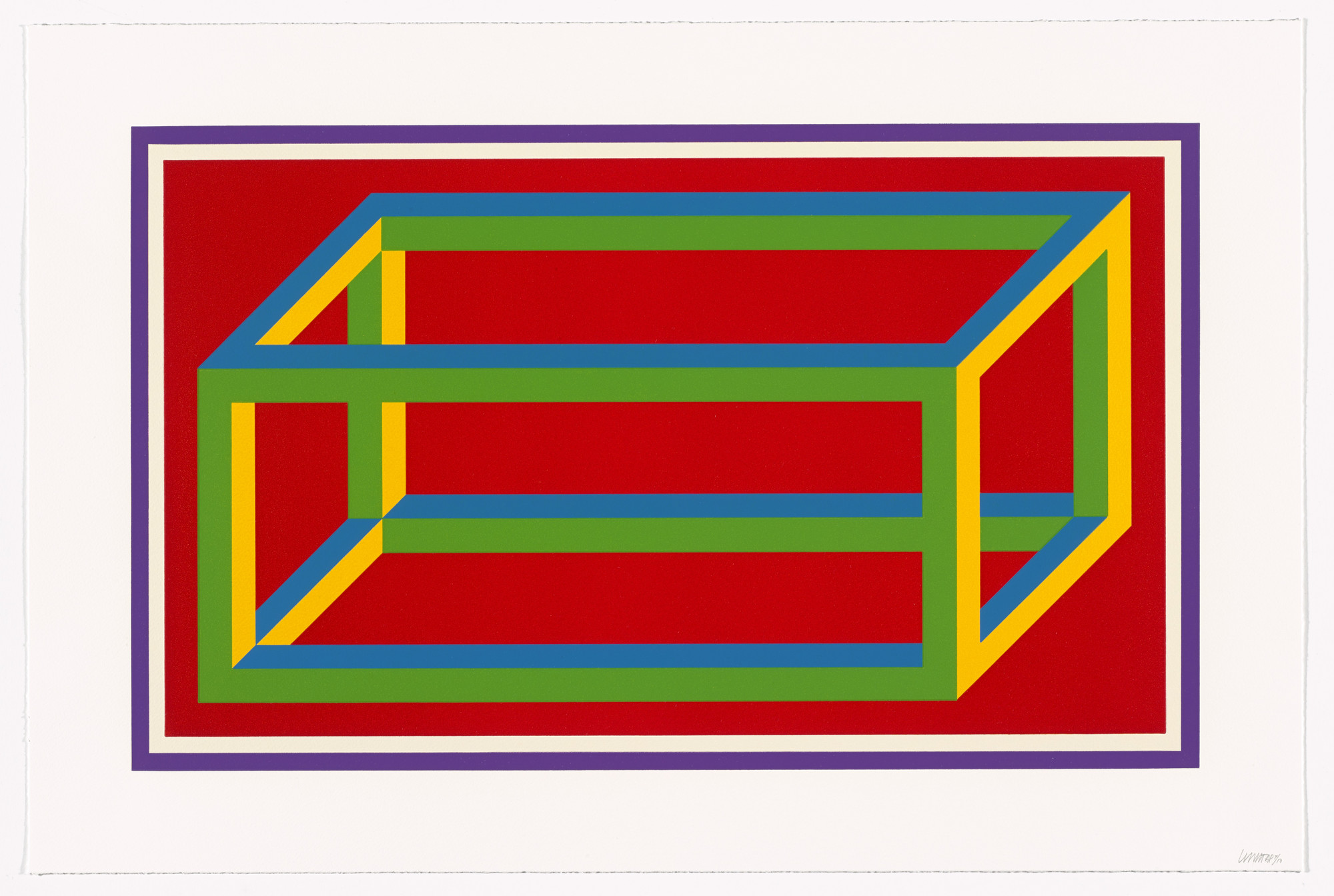 Sol LeWitt. Untitled from Isometric Figures