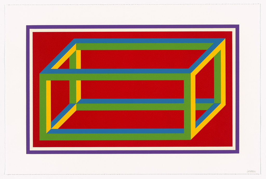 Untitled from Isometric Figures by Sol LeWitt