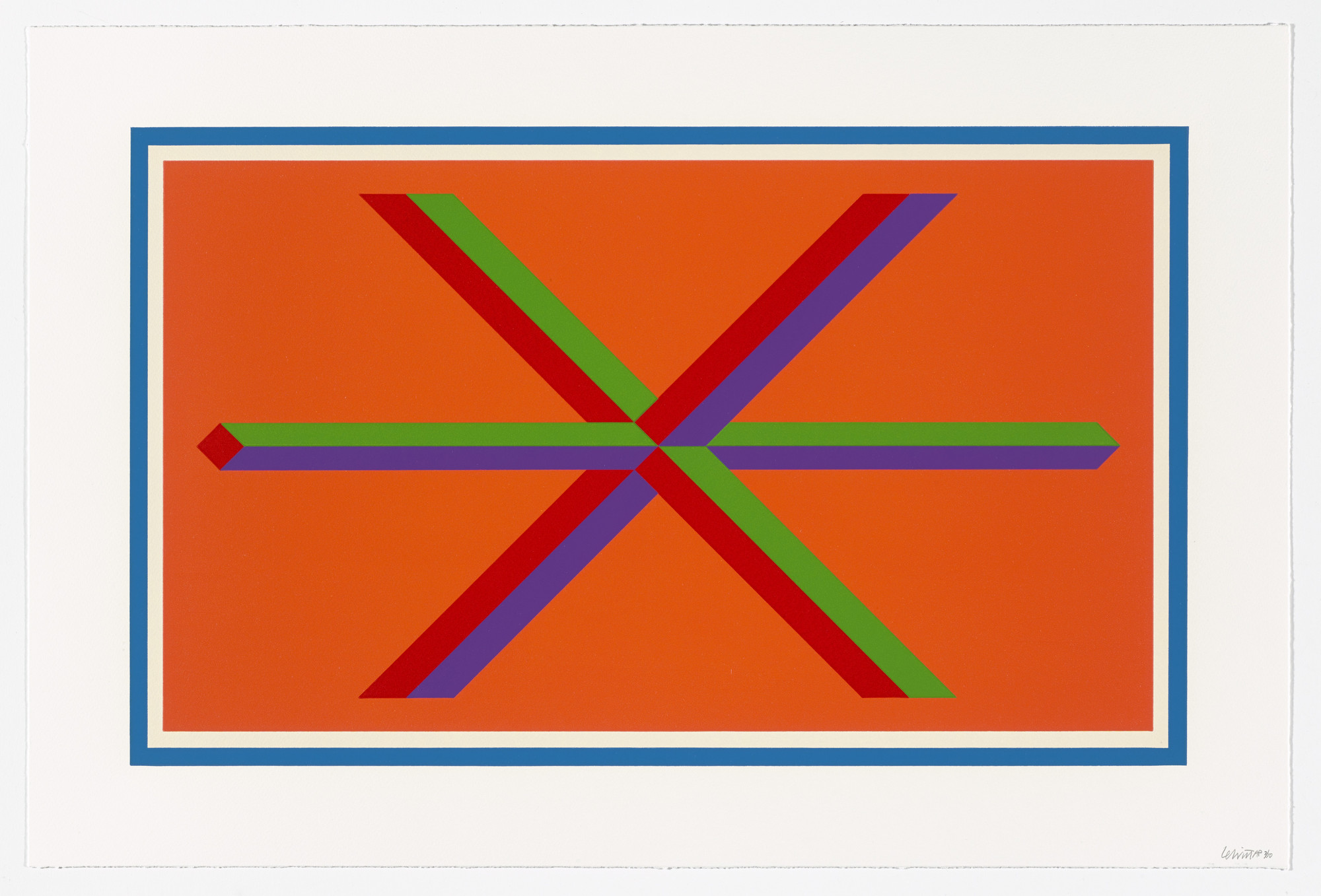 Sol LeWitt. Untitled from Isometric Figures