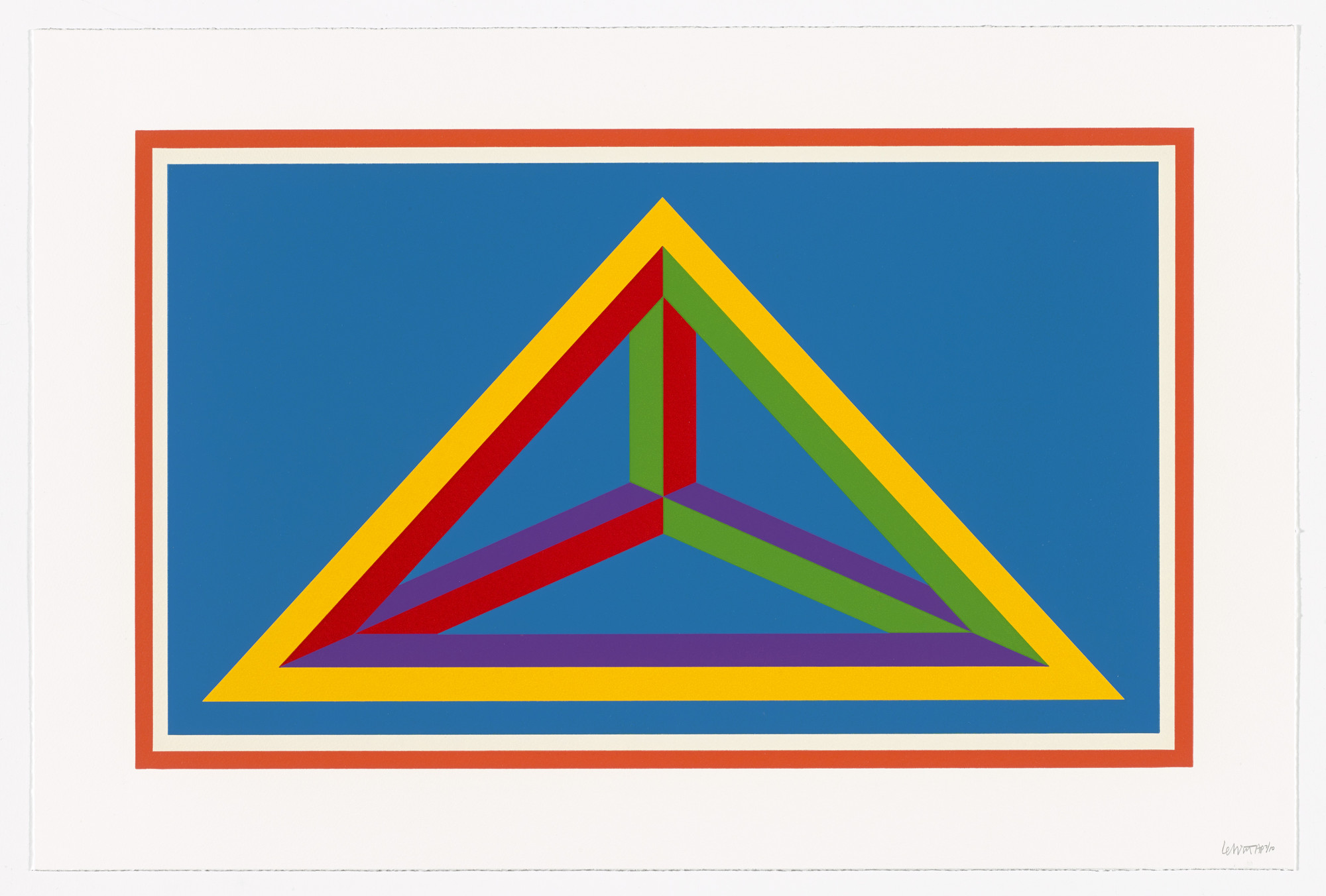 Sol LeWitt. Untitled from Isometric Figures