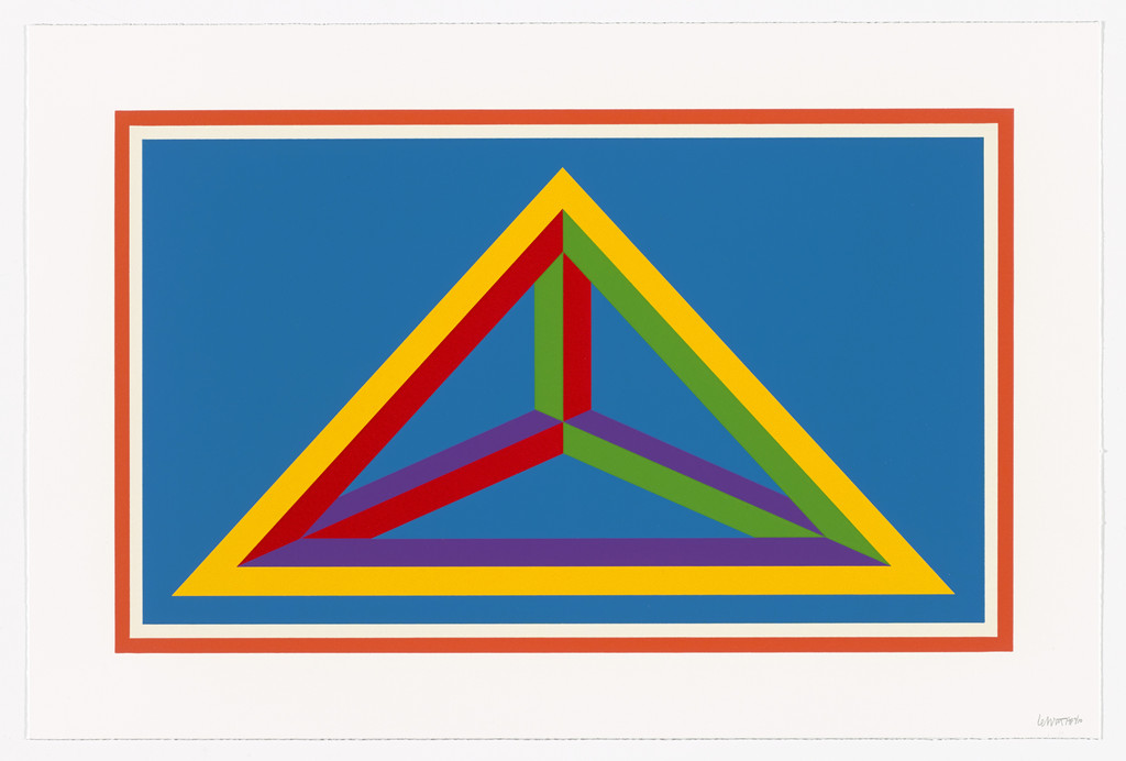 Untitled from Isometric Figures by Sol LeWitt