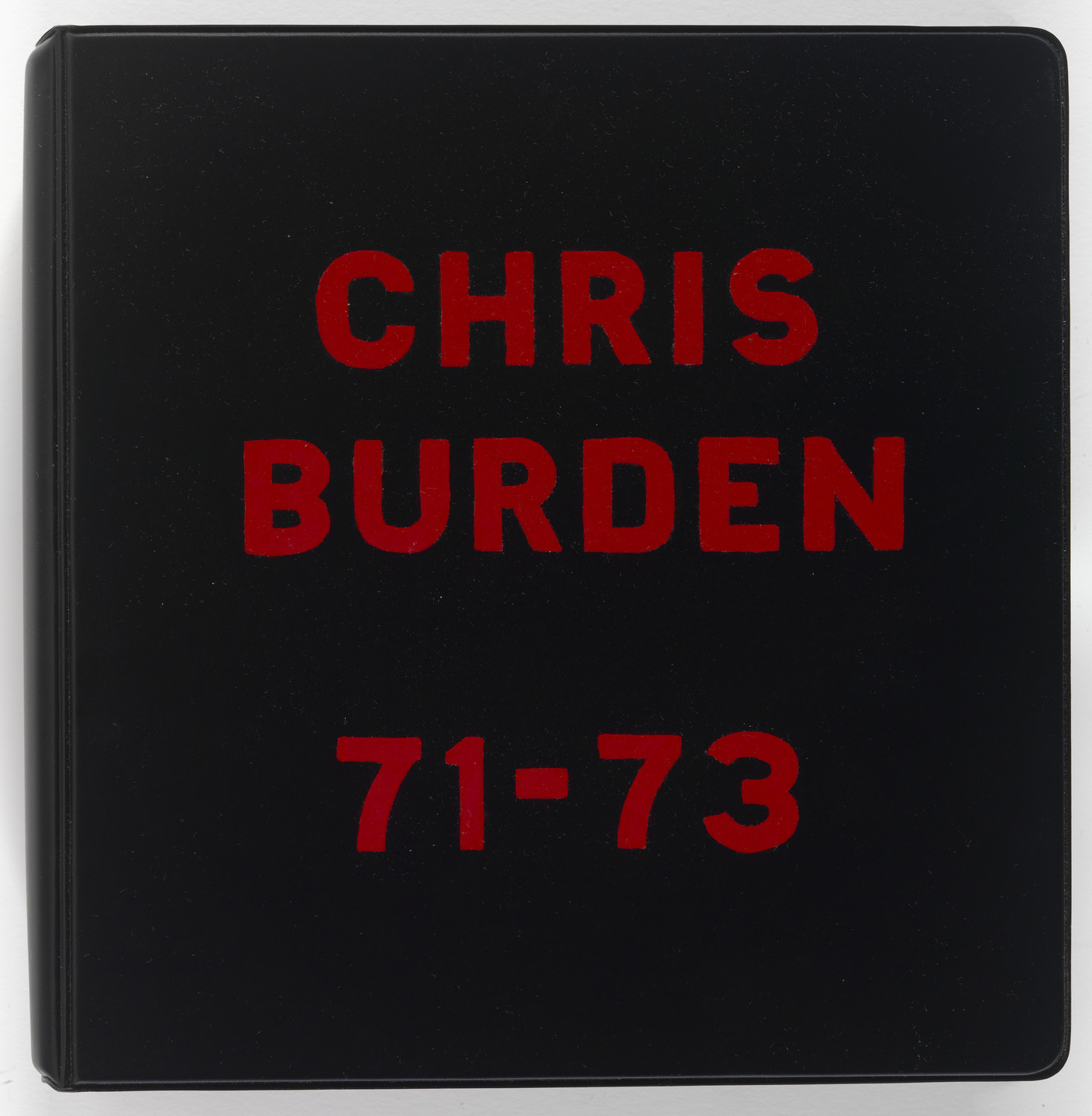 Chris Burden. Chris Burden Deluxe Photo Book, 1971-73. 1974