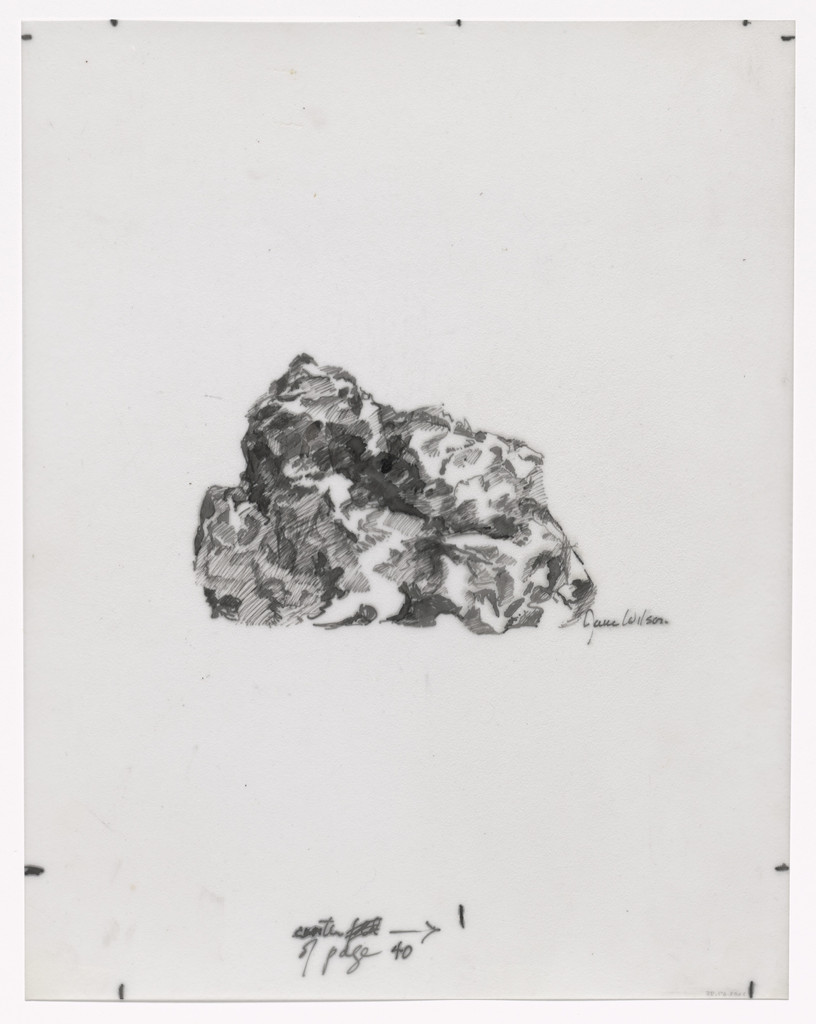 Preparatory drawing for In Memory of My Feelings