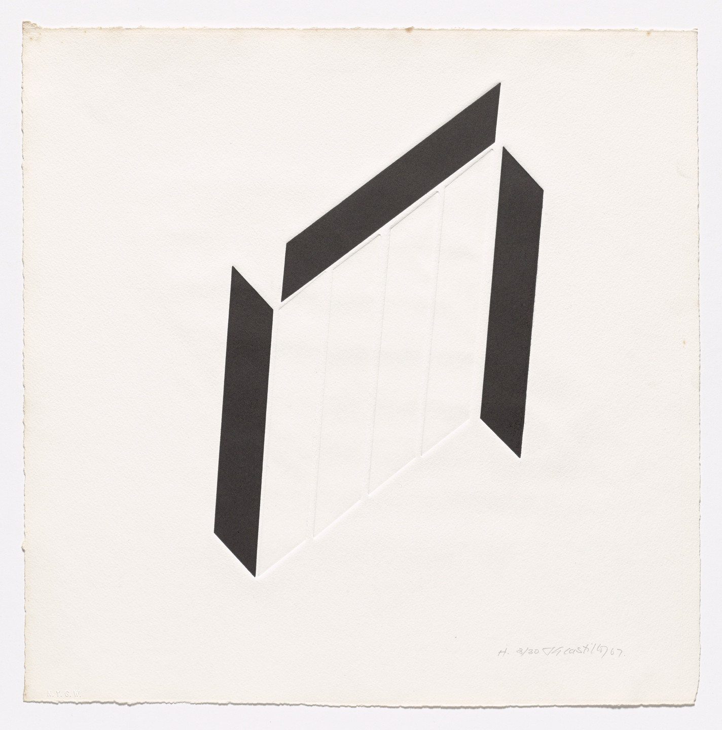 José Guillermo Castillo. Untitled (A–J). 1967