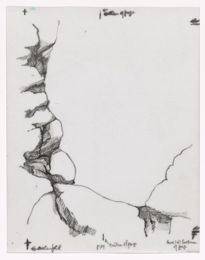 Preparatory drawing for In Memory of My Feelings