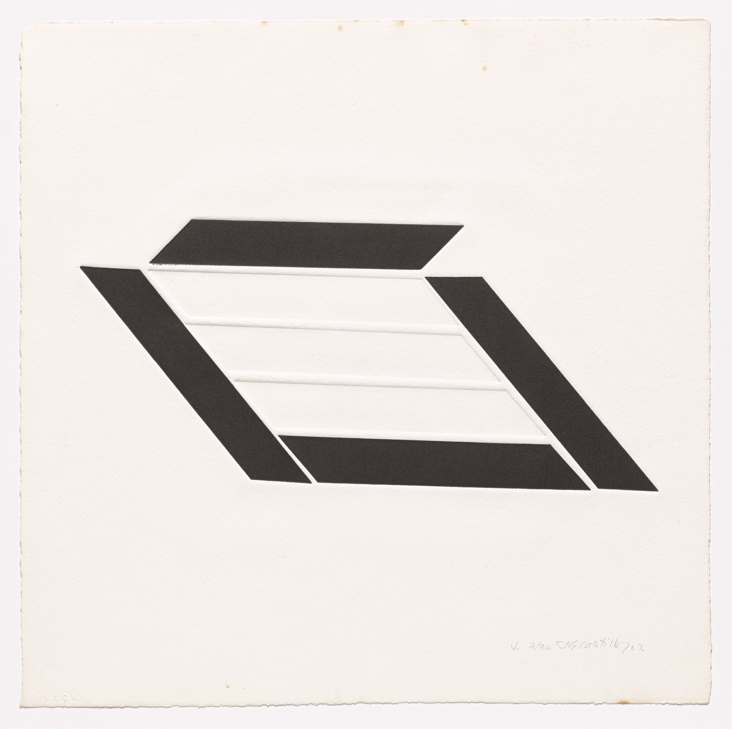 José Guillermo Castillo. Untitled (A–J). 1967