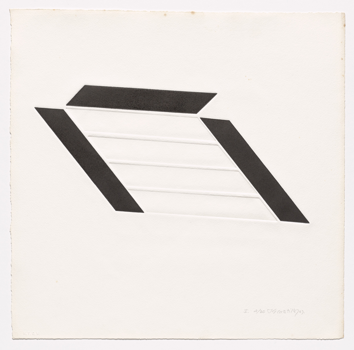 José Guillermo Castillo. Untitled (A–J). 1967