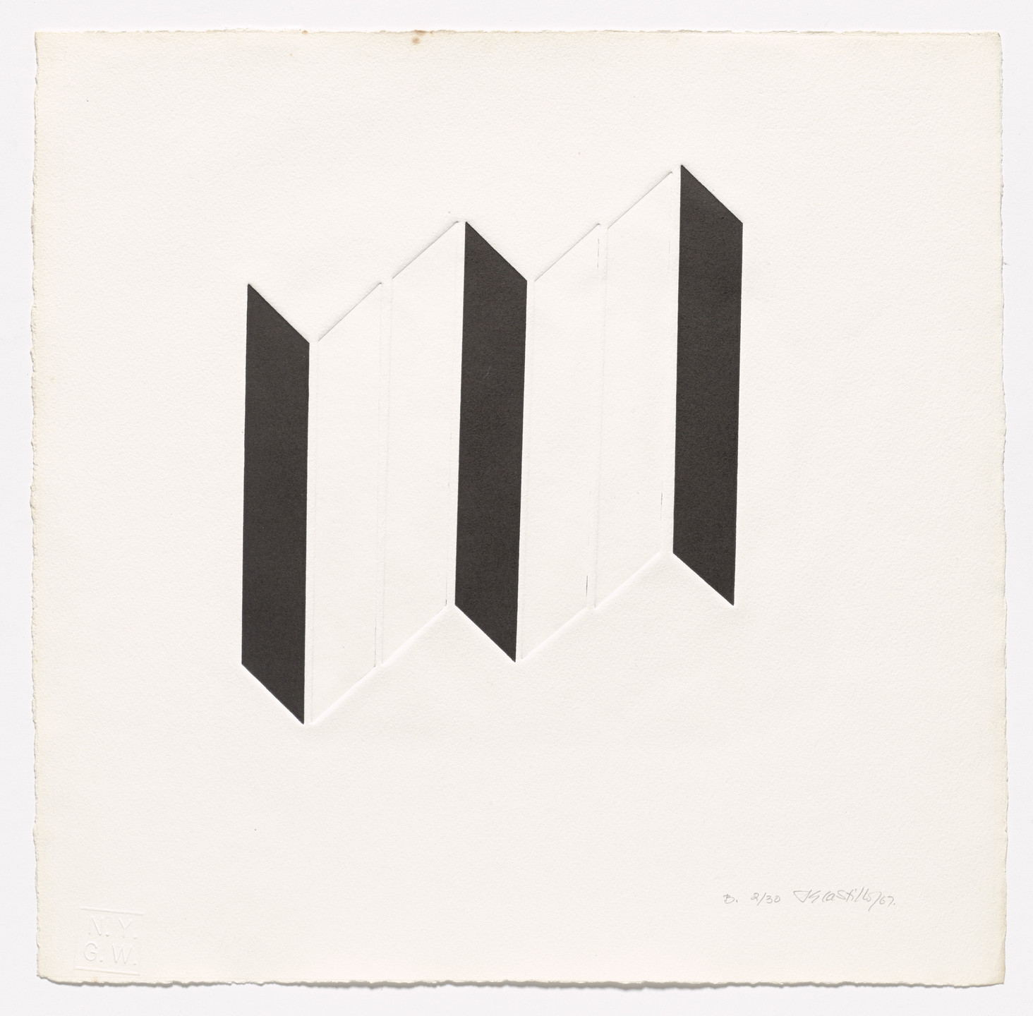 José Guillermo Castillo. Untitled (A–J). 1967