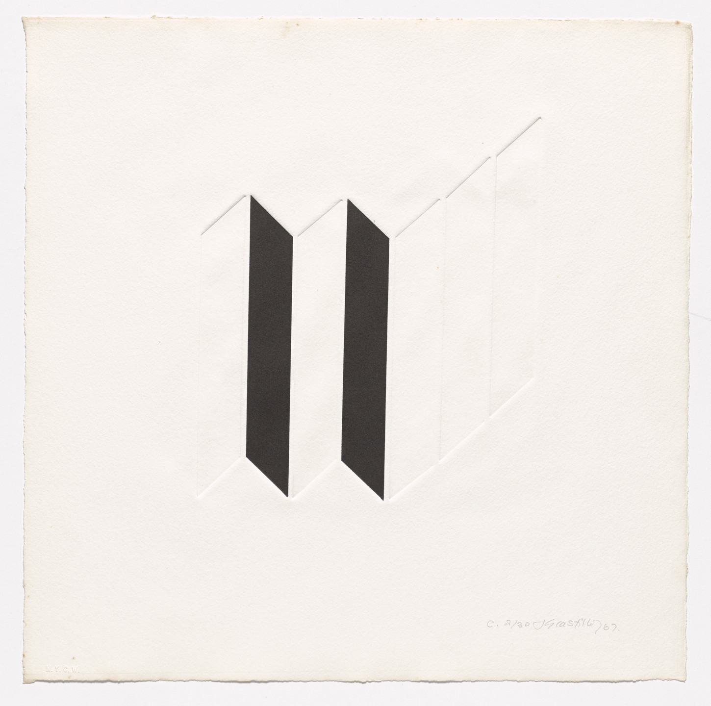 José Guillermo Castillo. Untitled (A–J). 1967