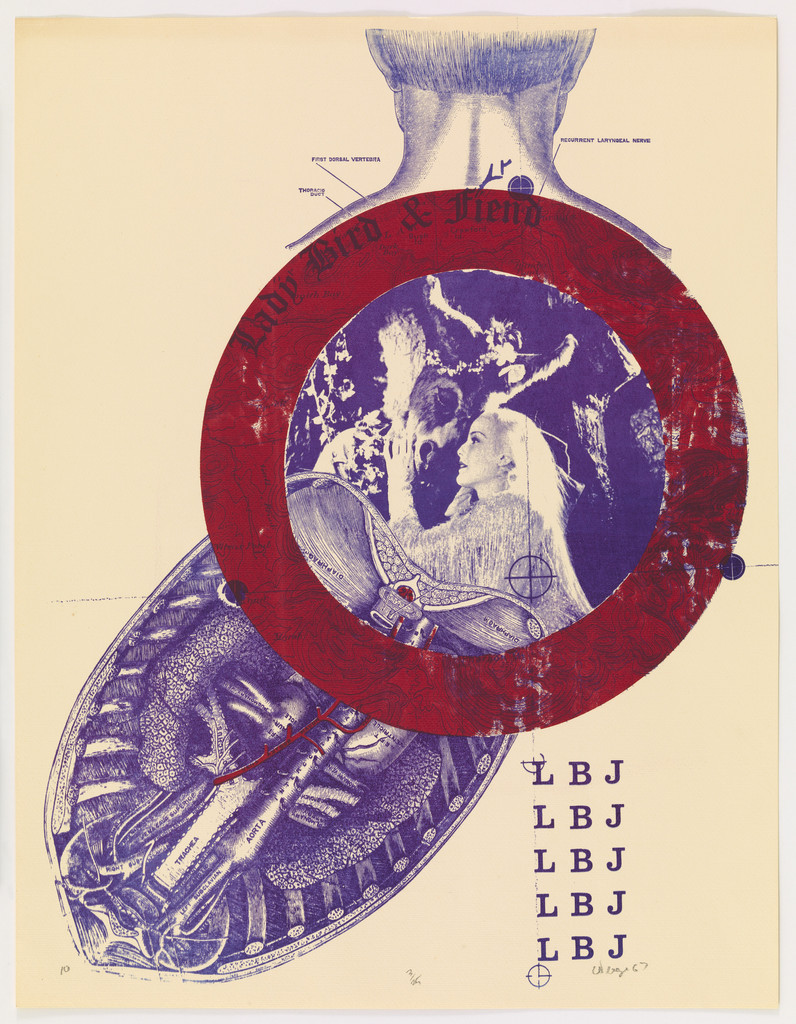 Lady Bird and Friend from Peace is Patriotic, William Frederick Weege III, 1967
