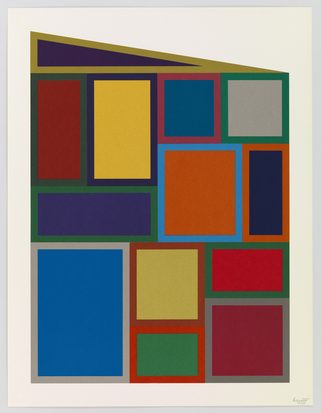 Sol LeWitt. Color Rectangles. 1995
