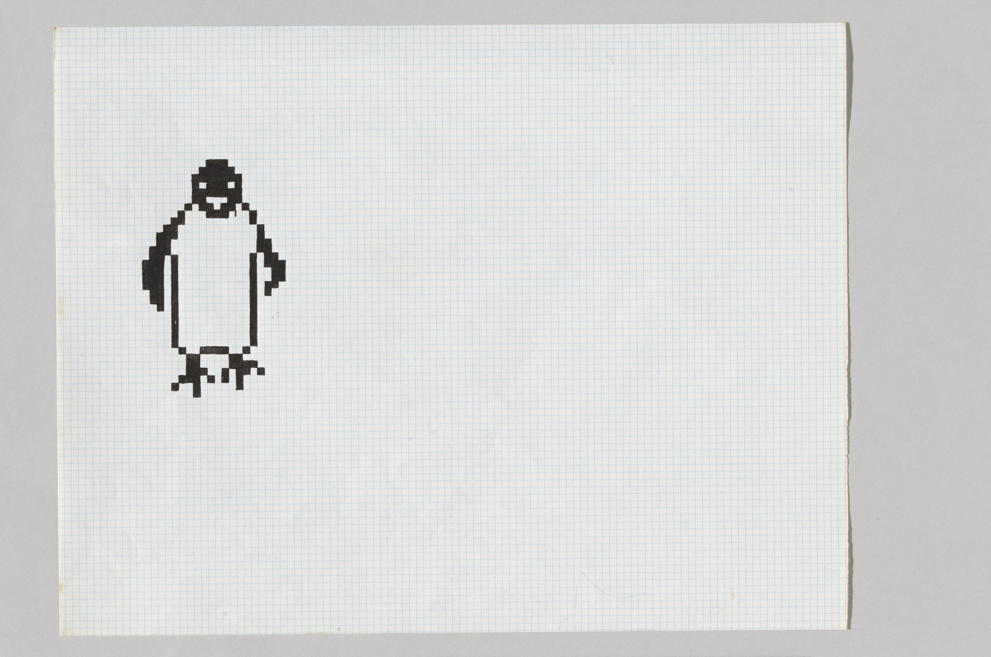 Susan Kare. Graphic icon sketch. 1982–1983