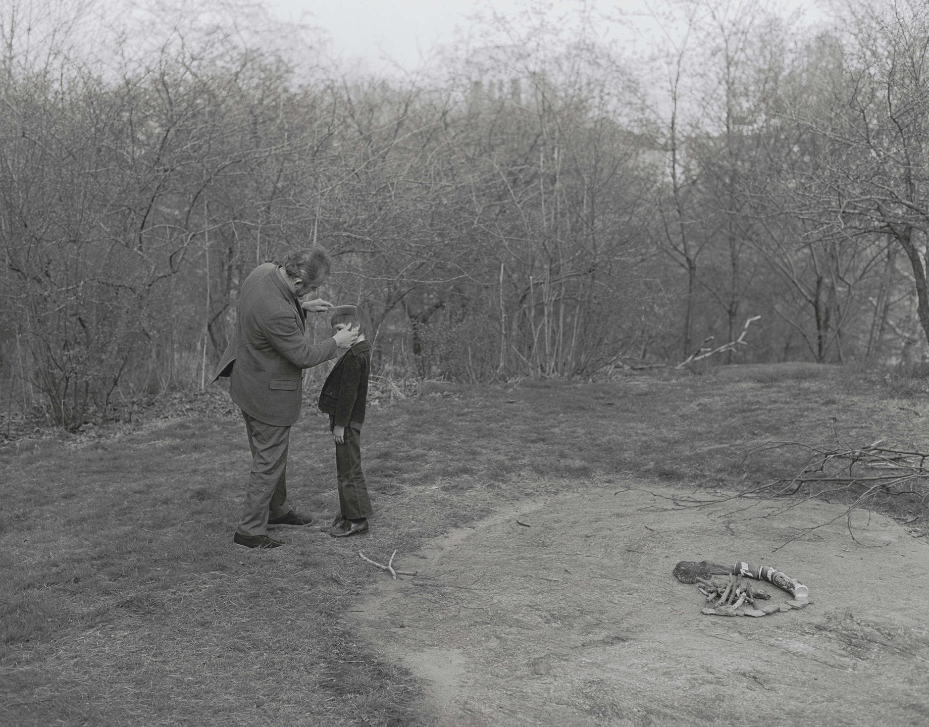 Tod Papageorge. Father and Son, Central Park. 1980