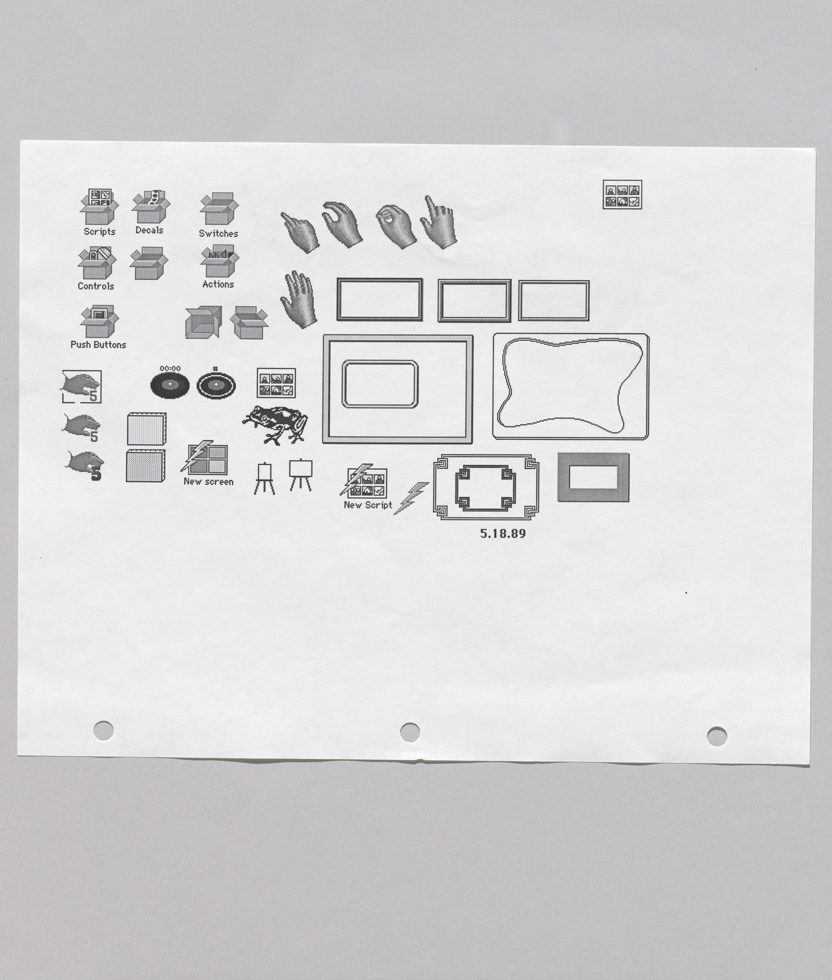 Susan Kare. Graphic Icons