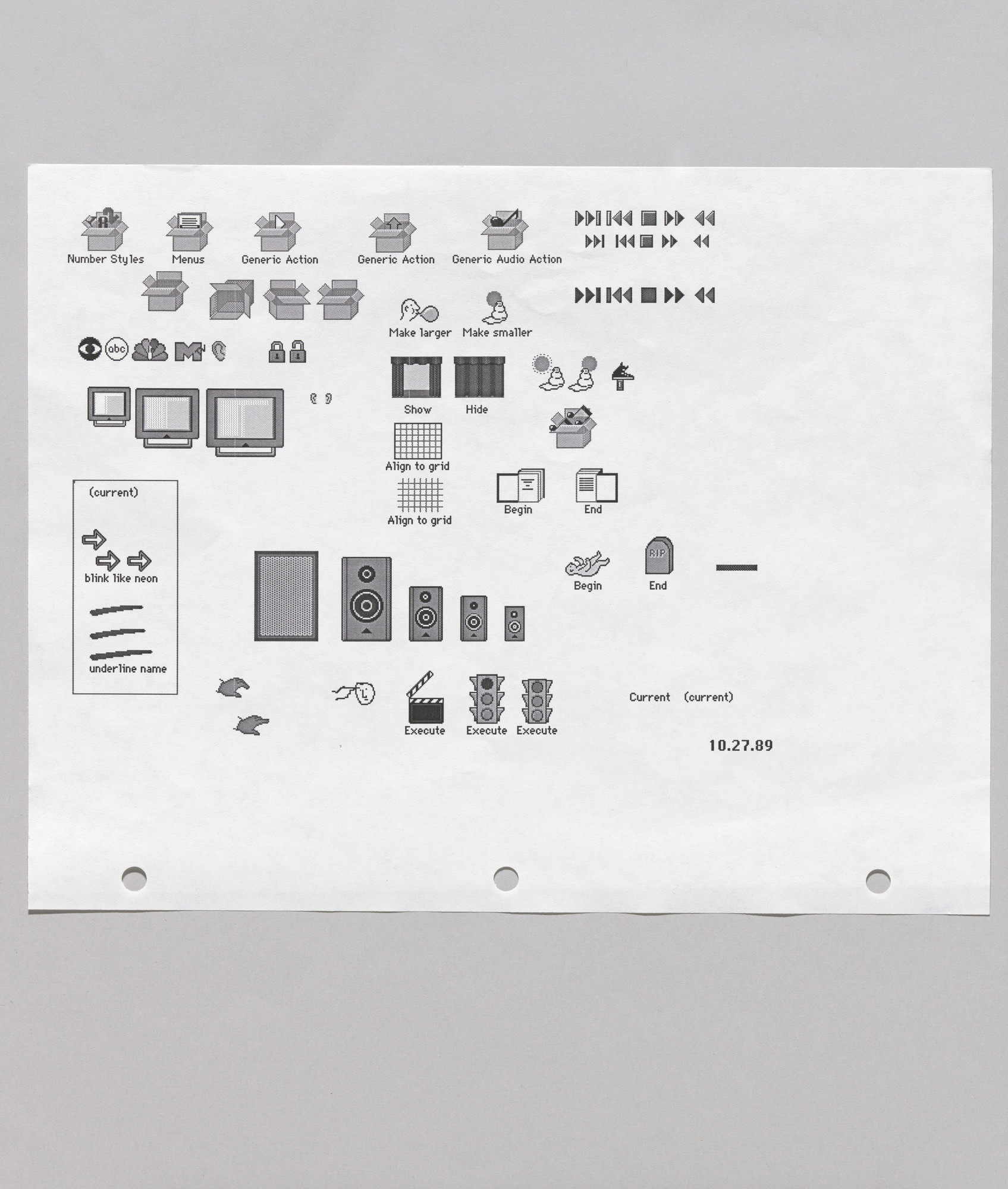 Susan Kare. Graphic Icons