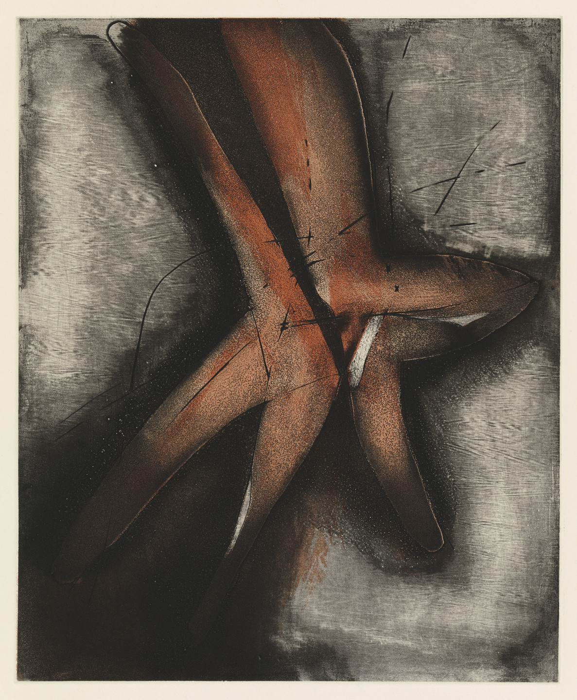 Enrique Zañartu. Plate 4 (folio 12) from Rencontre. 1962