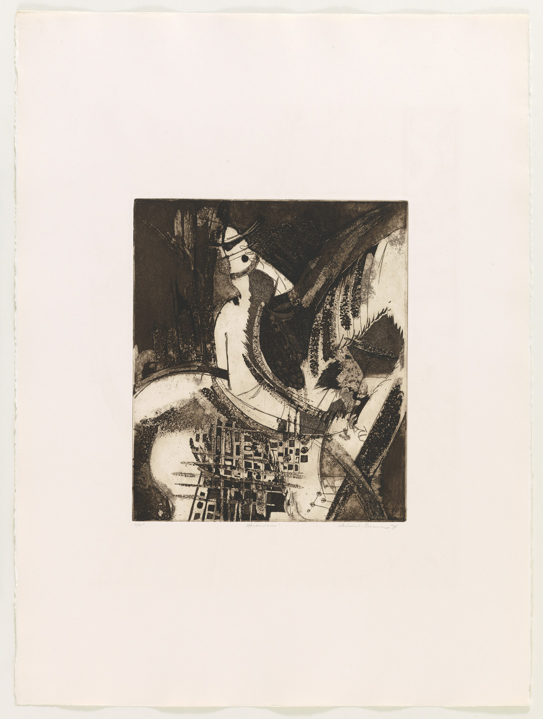 Vivian Browne. Horseman from Impressions: Our World, Volume I. 1974