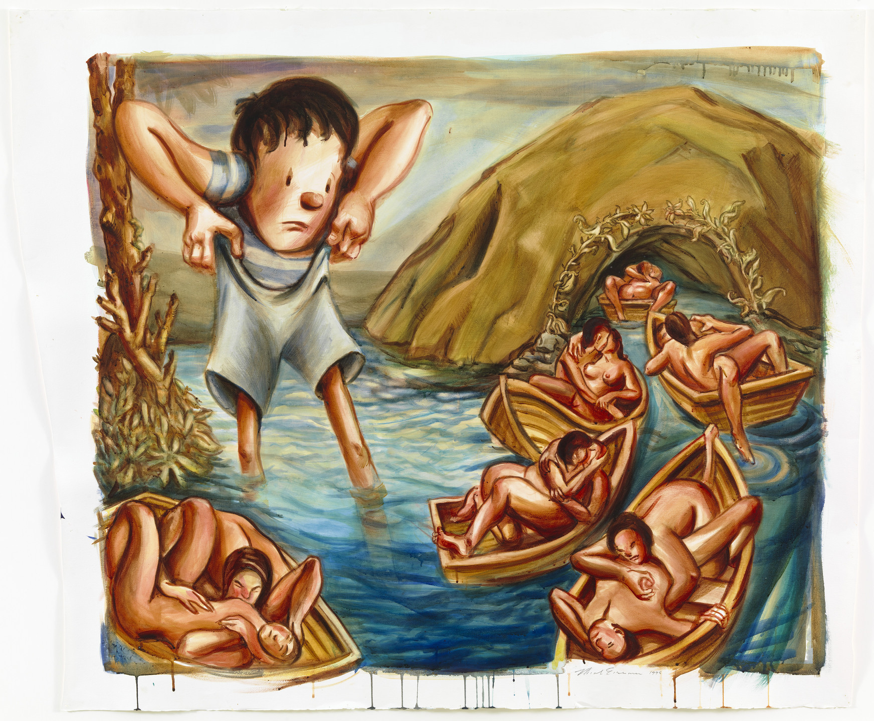 Nicole Eisenman. Tunnel of Love. 1998