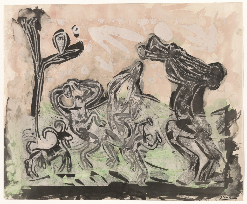 Nocturnal Dance with an Owl (Danse nocturne avec un hibou)