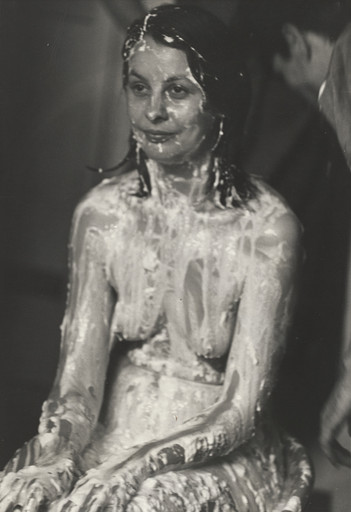 Lick Piece (1962), performed during Fully Guaranteed 12 Fluxus Concerts, Canal Street, New York, May 9, 1964