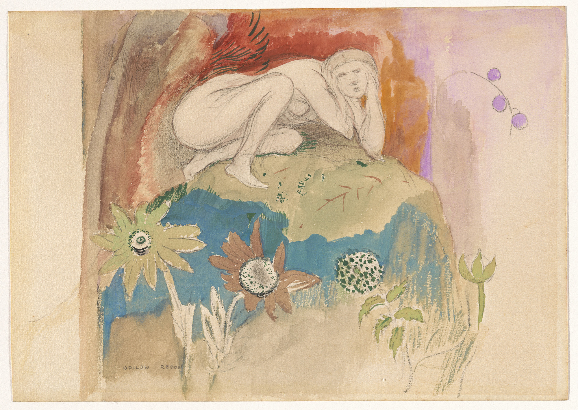 Odilon Redon. Temptation