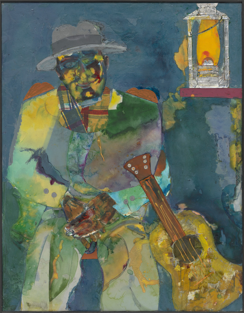 Autumn Lamp, Romare Bearden, 1983
