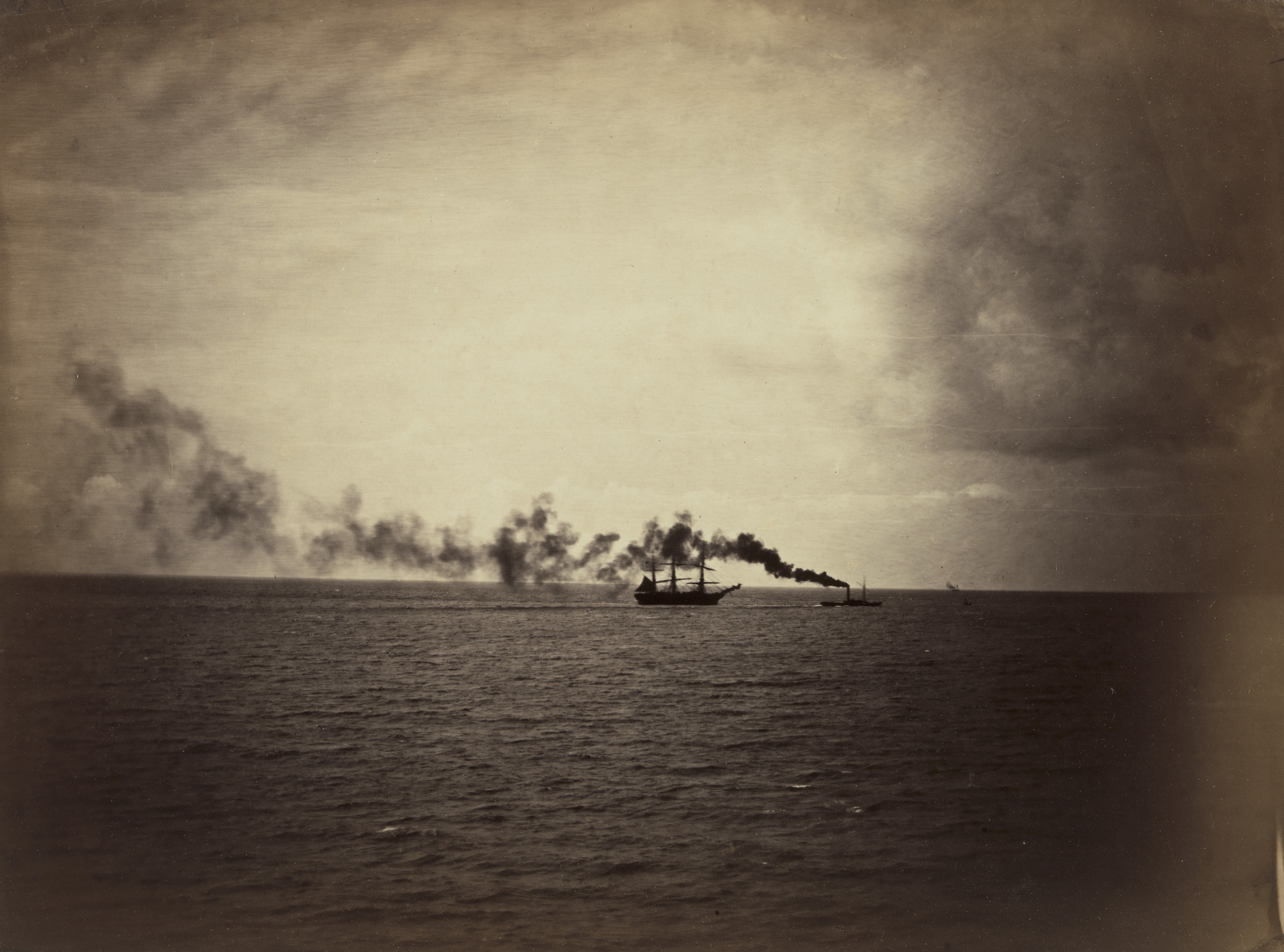 Gustave Le Gray. The Tugboat