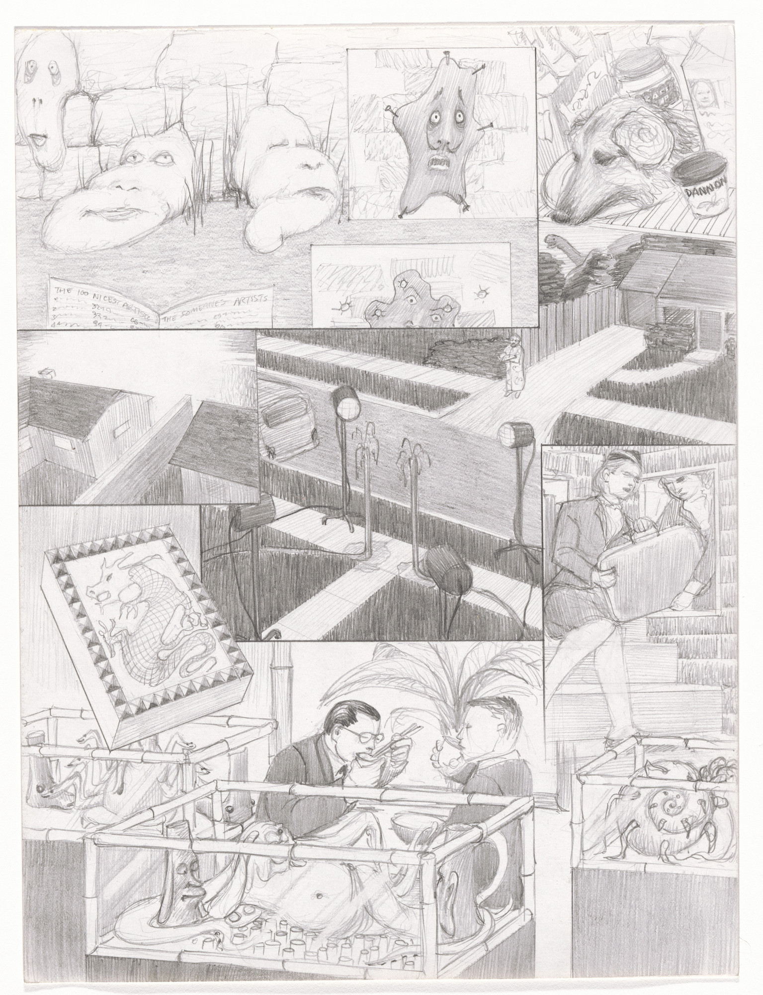 ジム・ショウ　Jim Shaw: Dreams Jim Shaw | Dream Drawing (1996) | Artsy