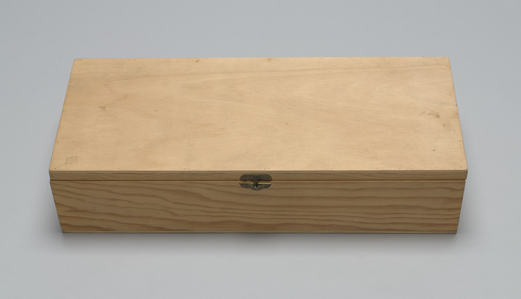Dollar Bills in Wood Chest